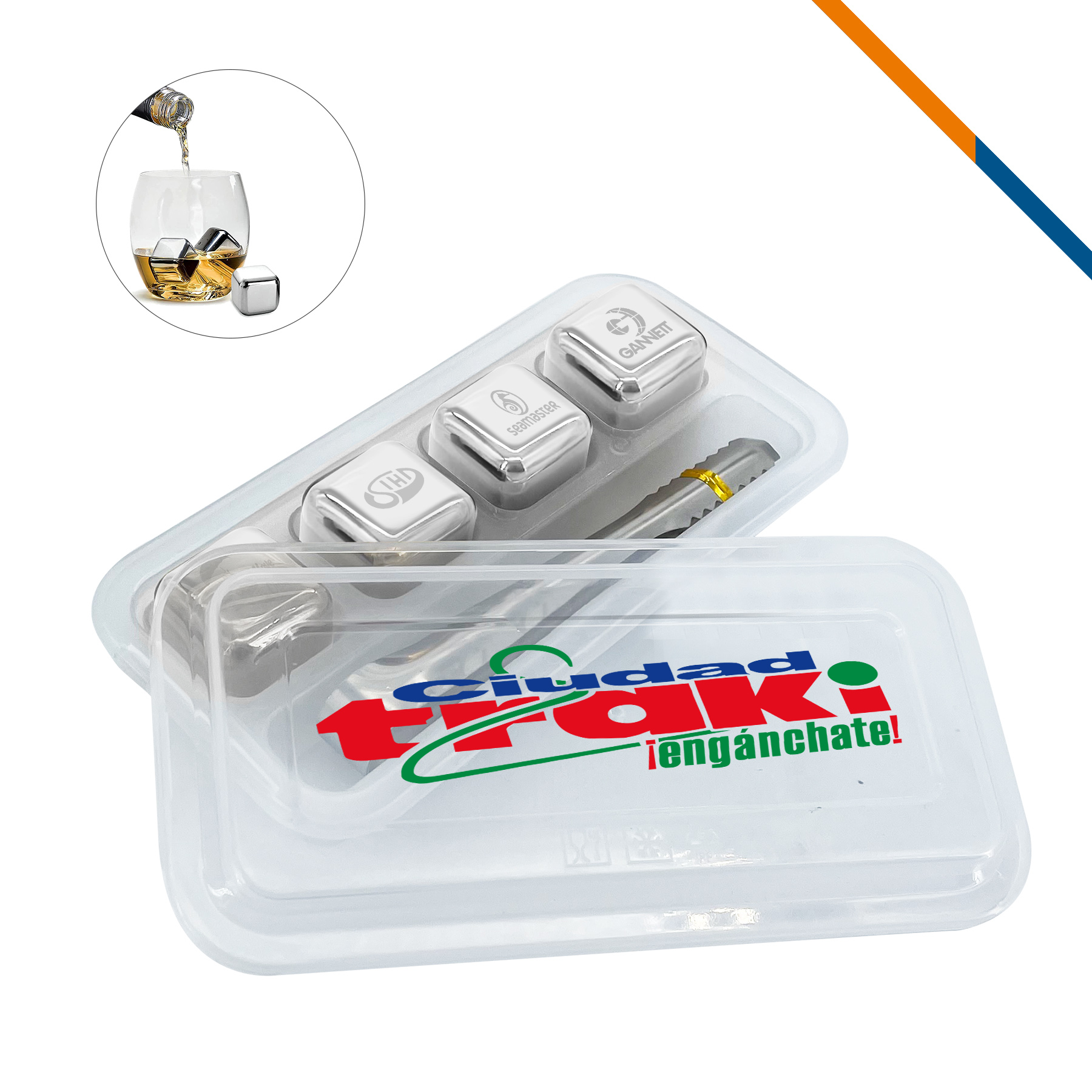 Esko Stainless Steel Ice Cube 3