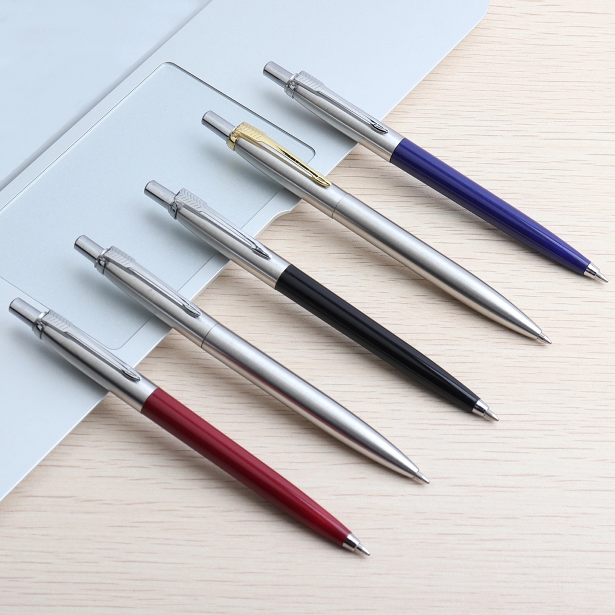 Metal Press Style Ballpoint Pen 5