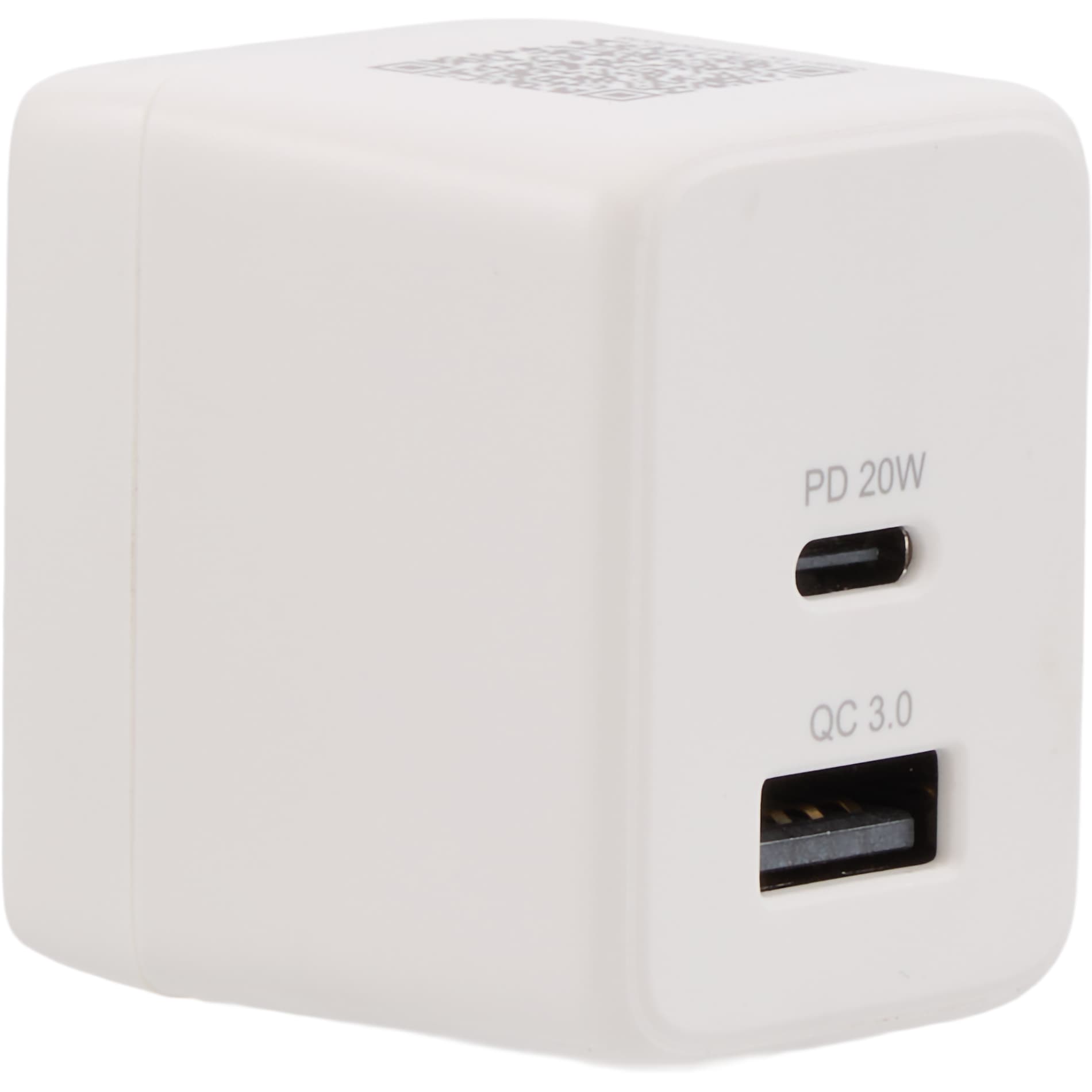ETL Listed 20W Dual USB-A and C Wall Charger 17