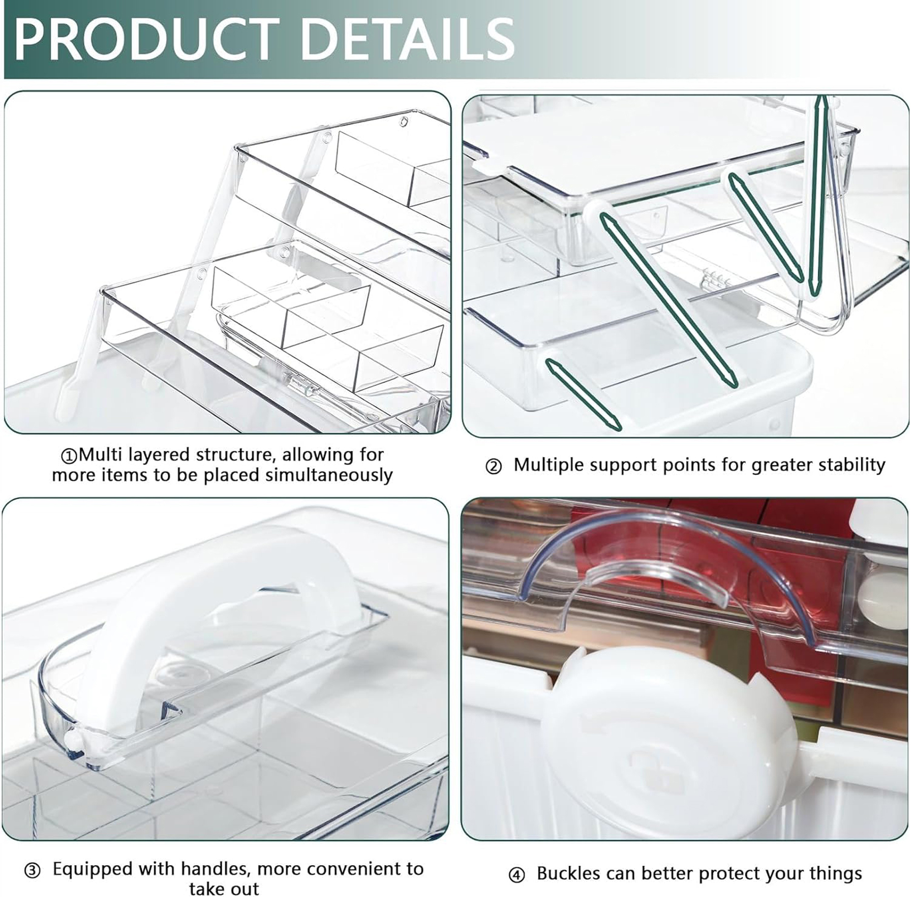 Sewing Organizer Box with Handle 3