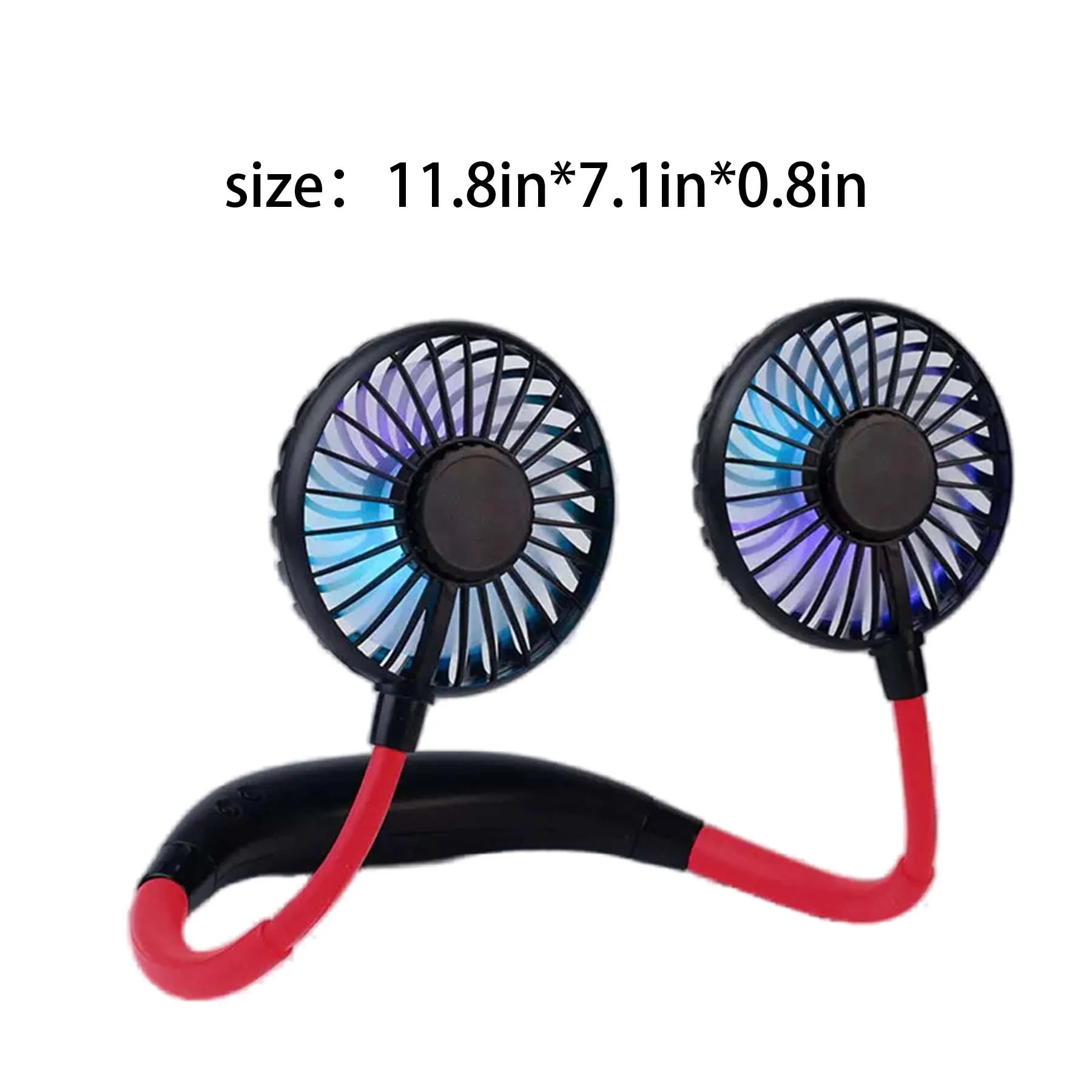 Hand Free Mini USB Rechargeable Personal Fan 4