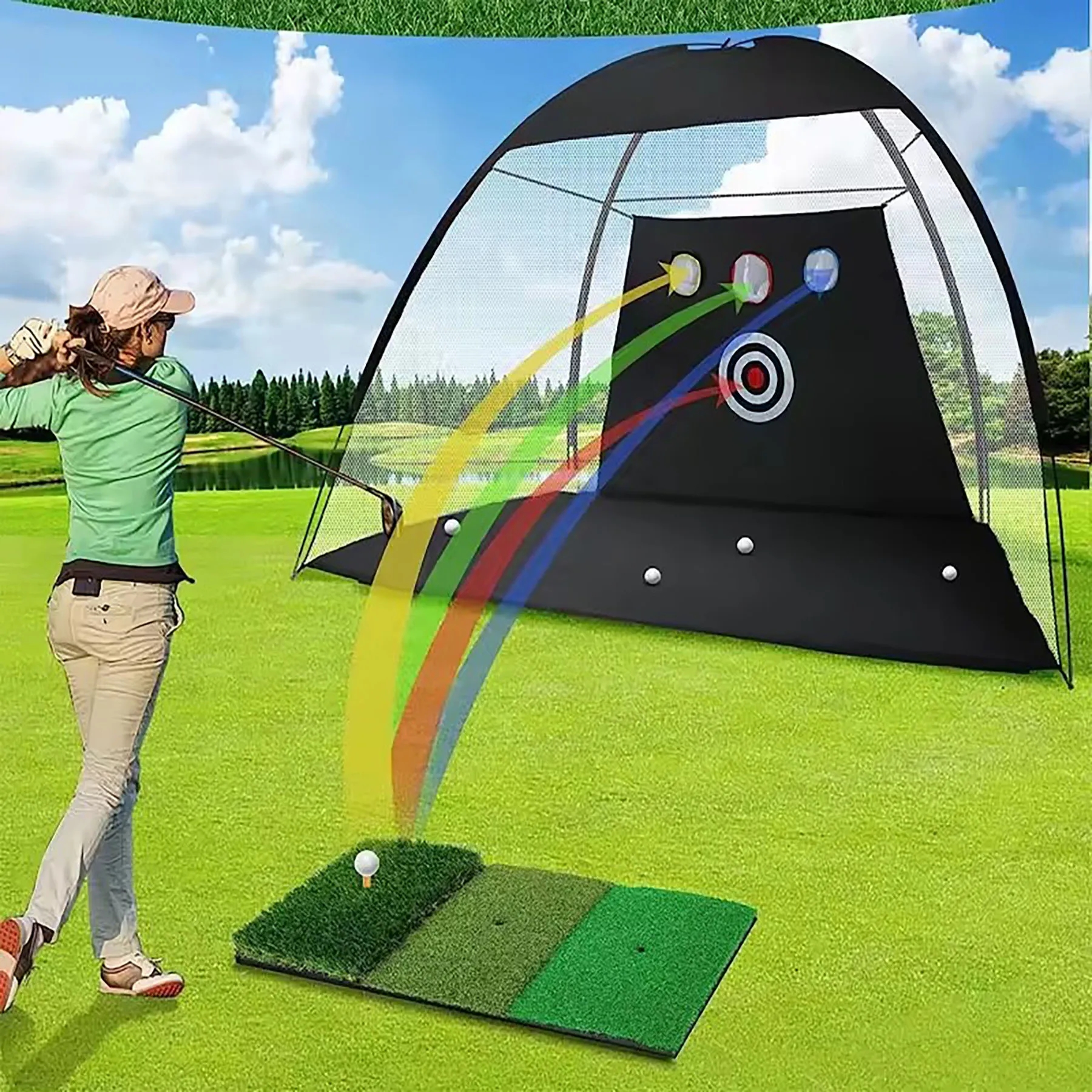 Golf Hitting Nets for Backyard Driving 4