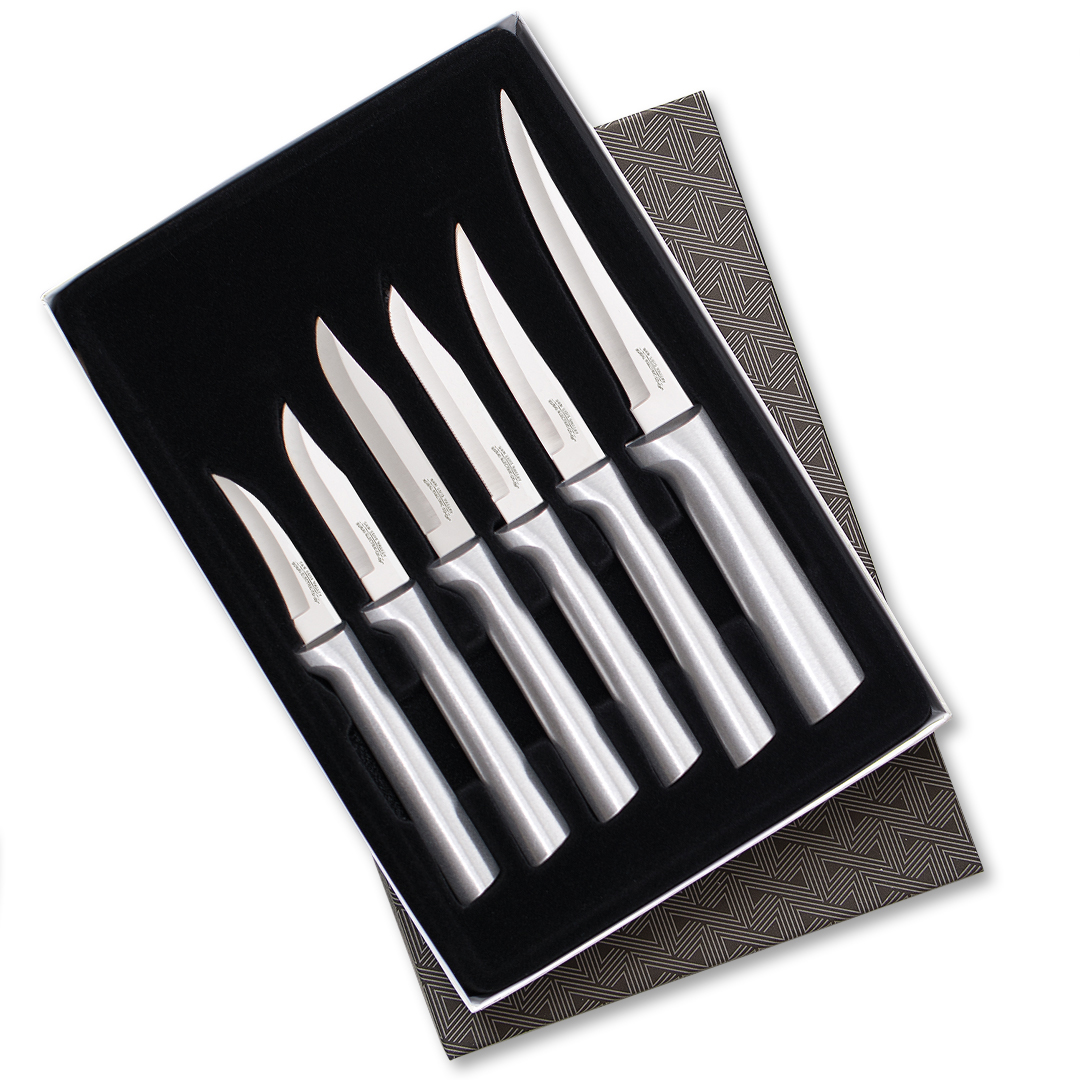 All Star Paring Knives Gift Set w/Silver Handle 5
