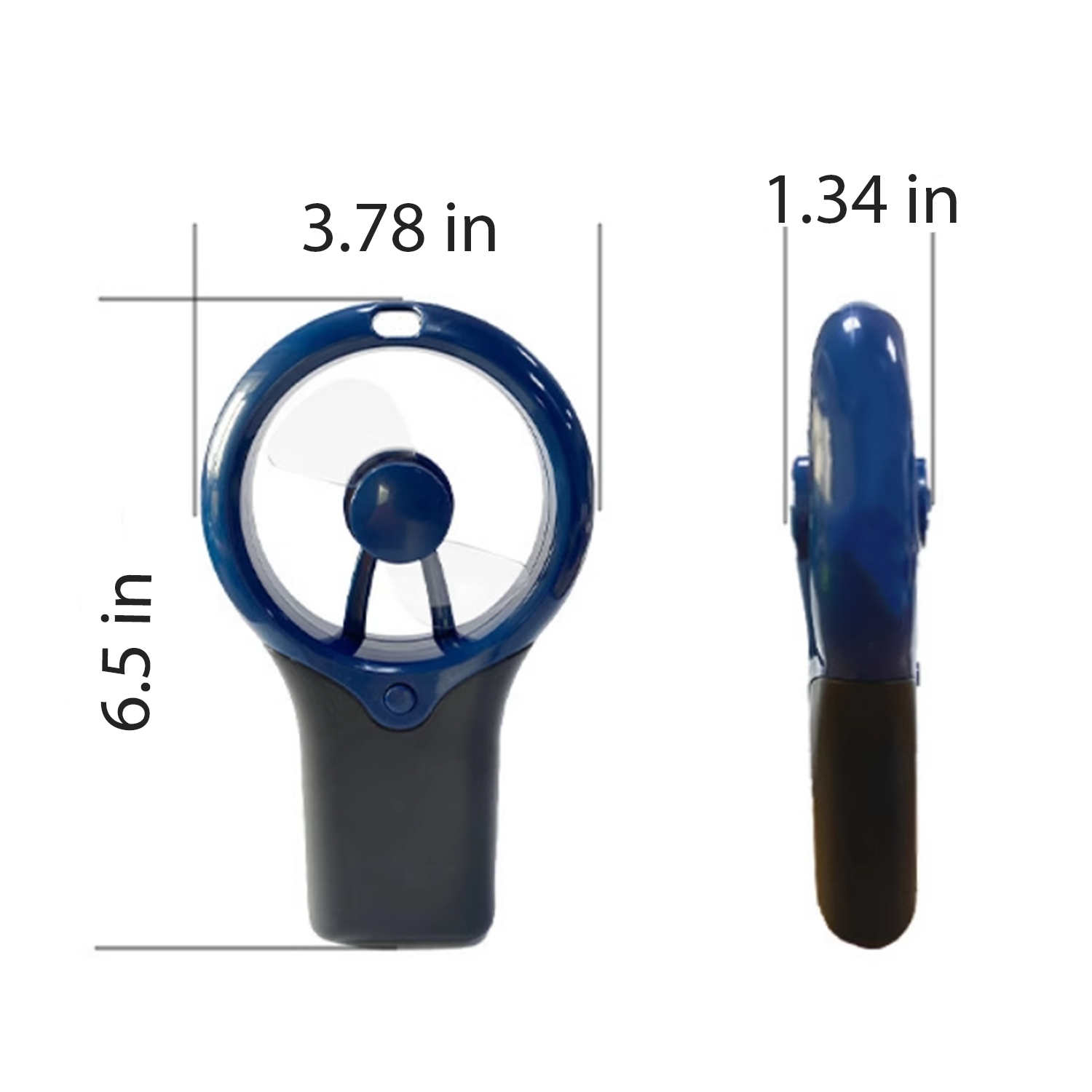 USB rechargeable handheld fan 2