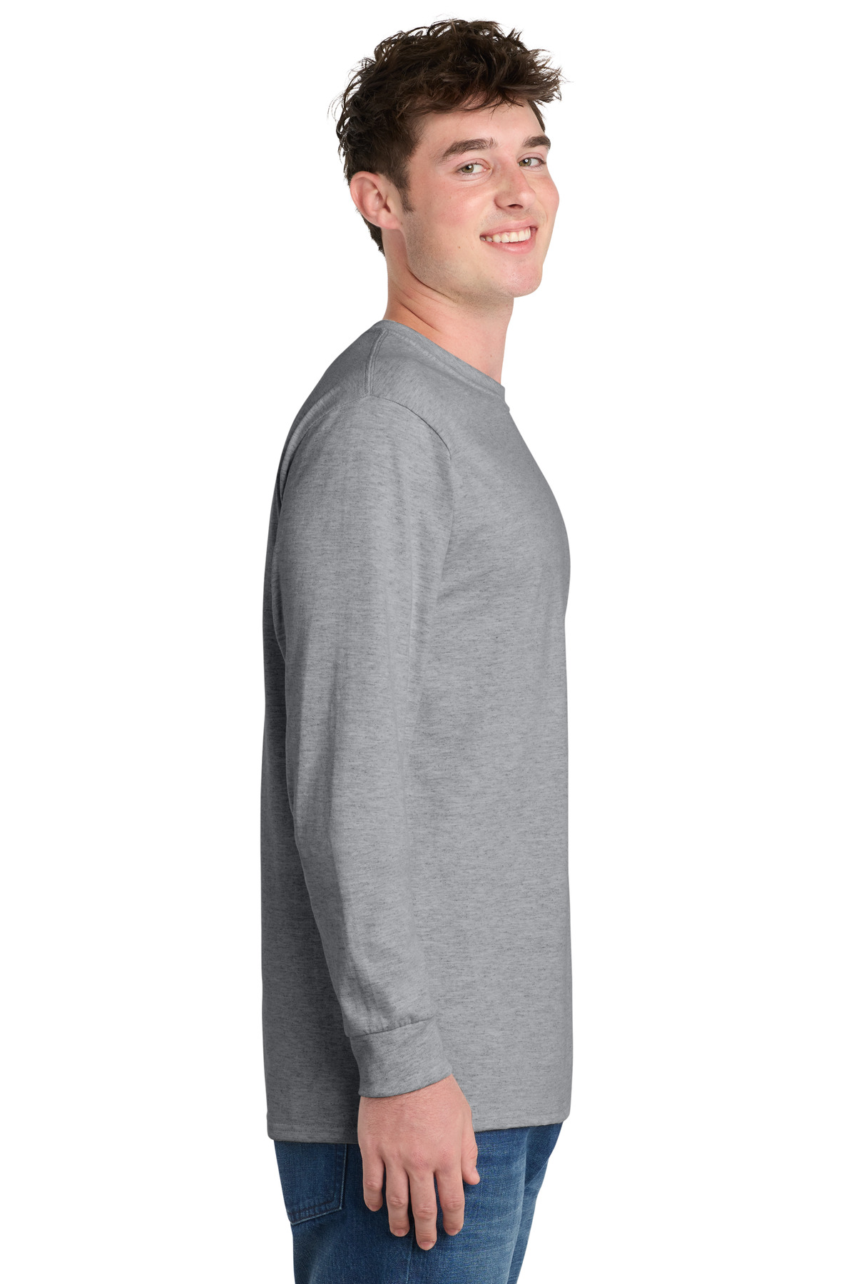 Port & Co Tall Long Sleeve Essential Tee. PC61LST 63