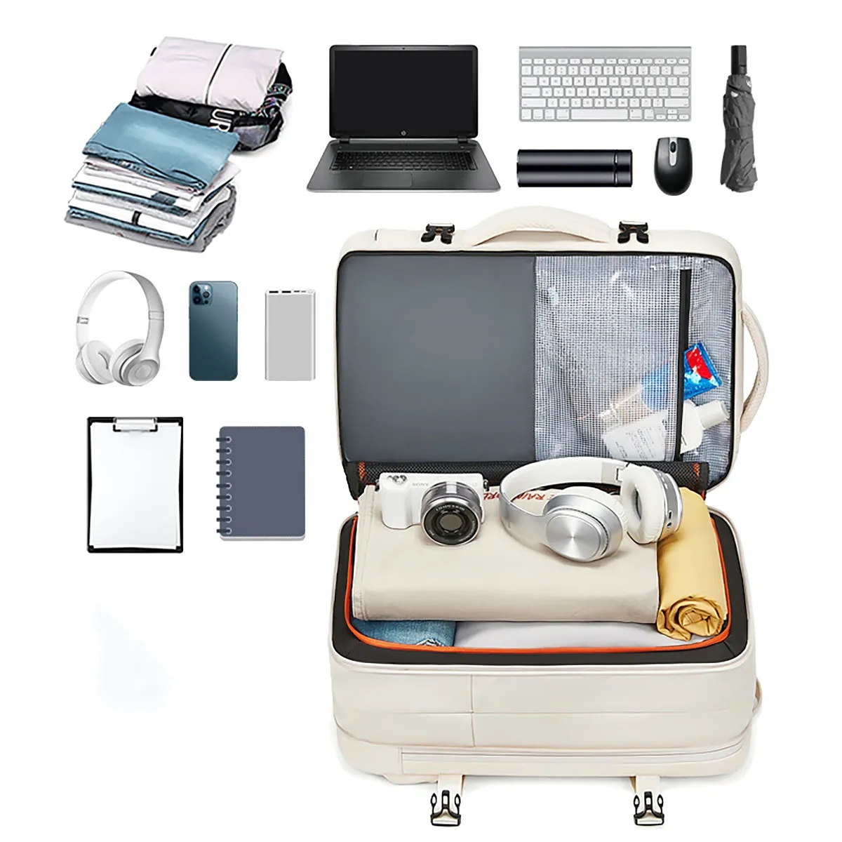 Extra Large Travel Backpack Laptop Waterproof Casual Bag 5