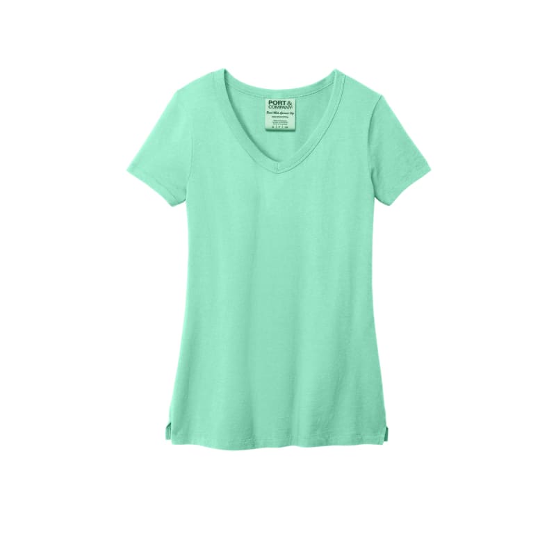 Port & Company Women's Beach Wash Garment-Dyed V-Neck Tee 43