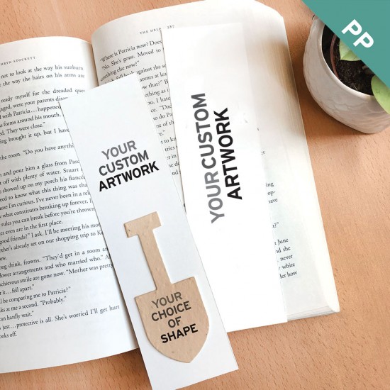Double-Sided Large Eco Bookmark With Shape 5