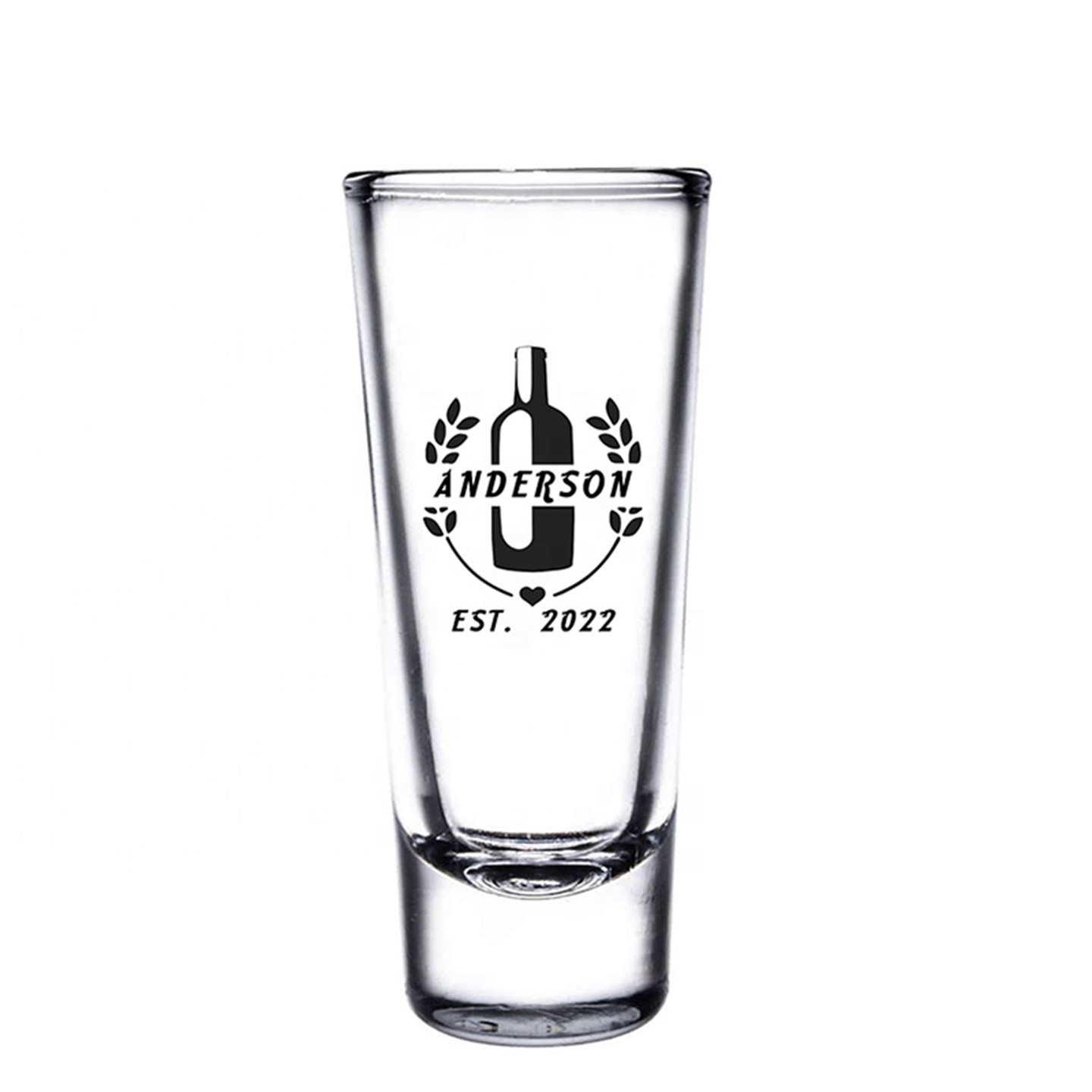 Custom Clear Tall Shooter Glasses 2 Oz 2