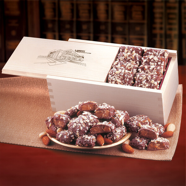 English Butter Toffee in Wooden Collector's Box
