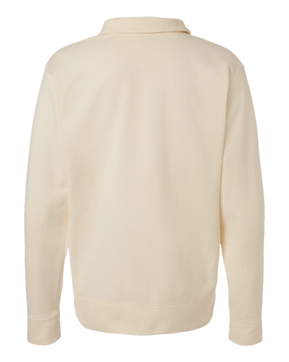Unisex Garment-Dyed Polo Collar Sweatshirt - GDH490 12