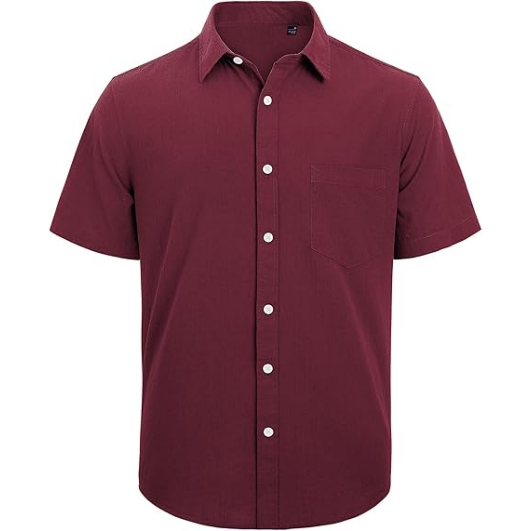 Men's Cotton Linen Short Sleeve Shirt 3