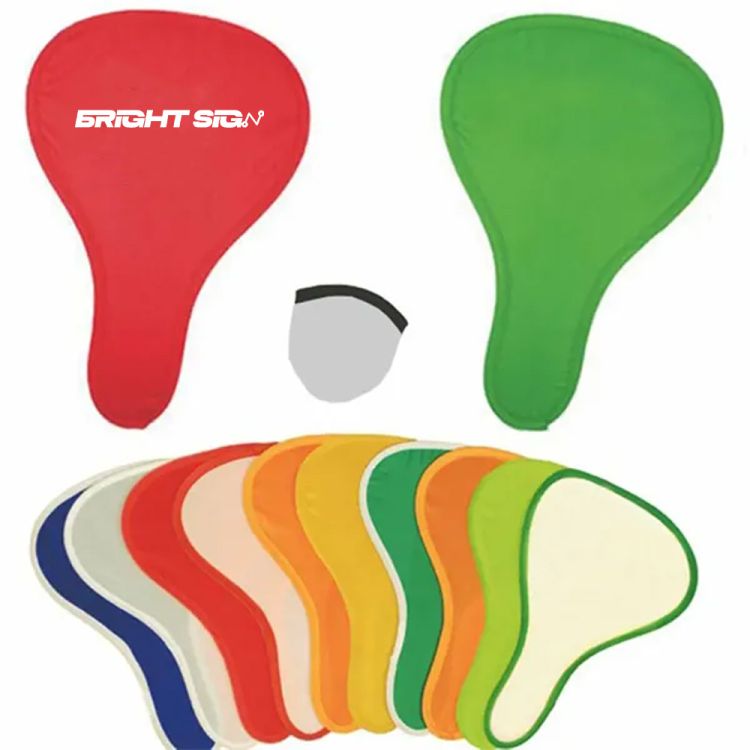 Collapsible Polyester Fan with Pouch 1