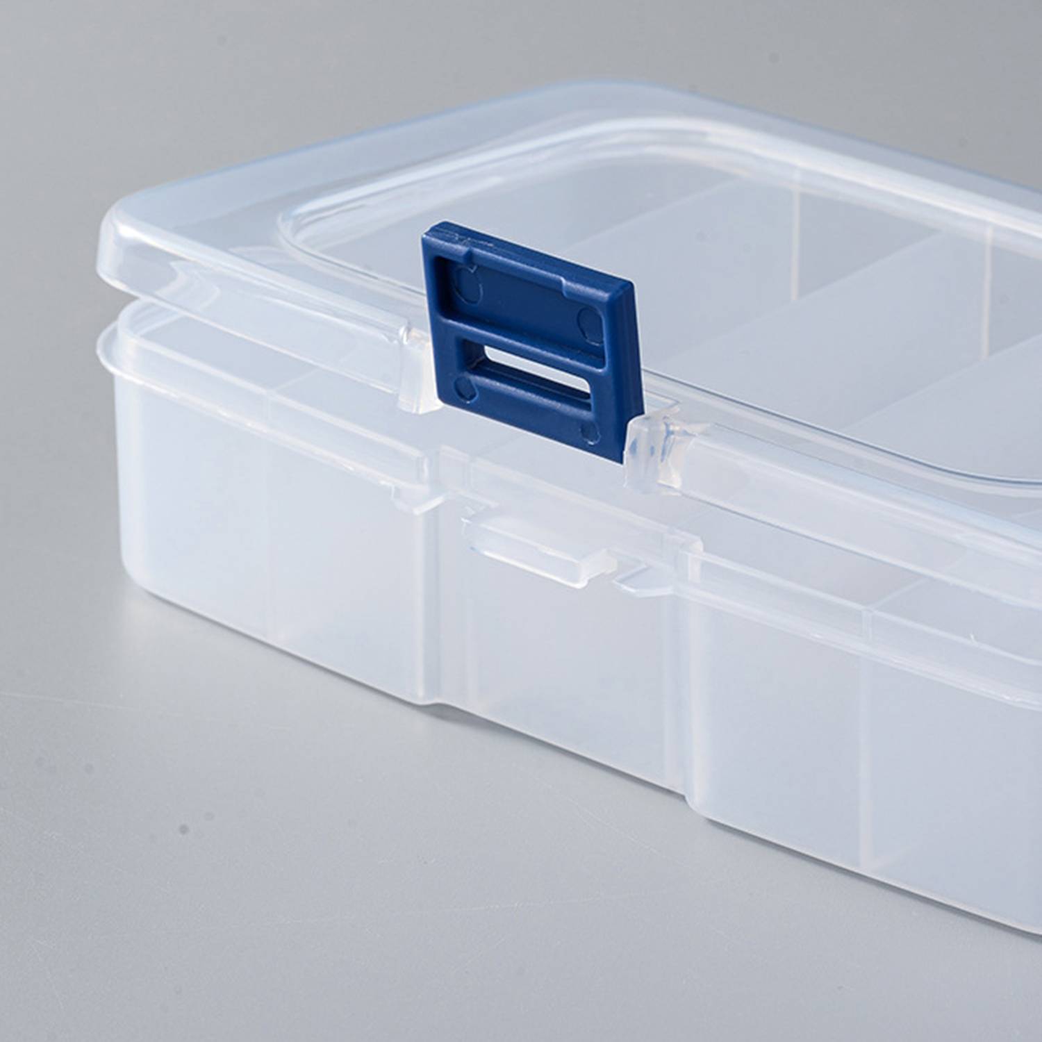 6-Grid Transparent Plastic Bead Organizer Box 4