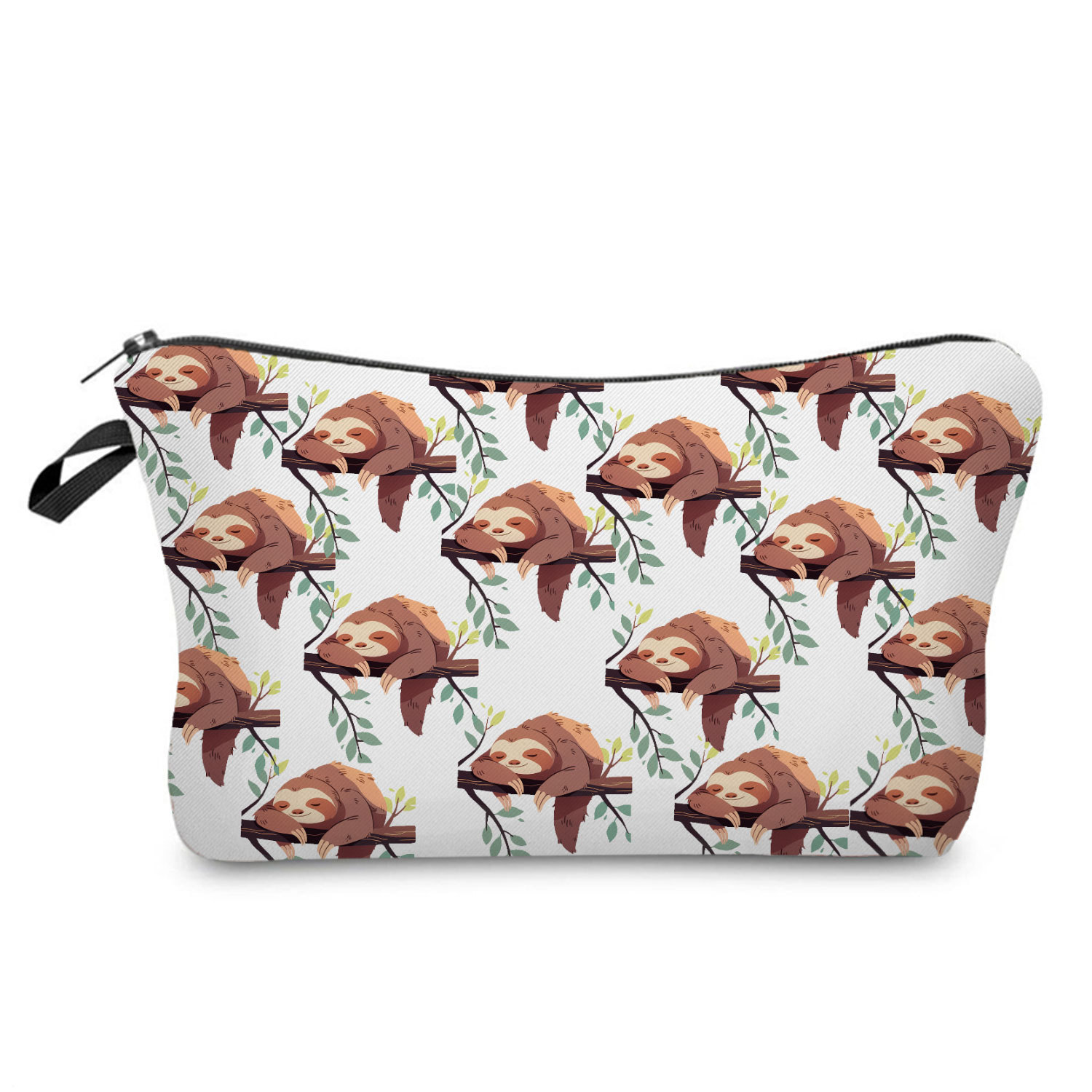 Sloth Print Cosmetic Bag 4