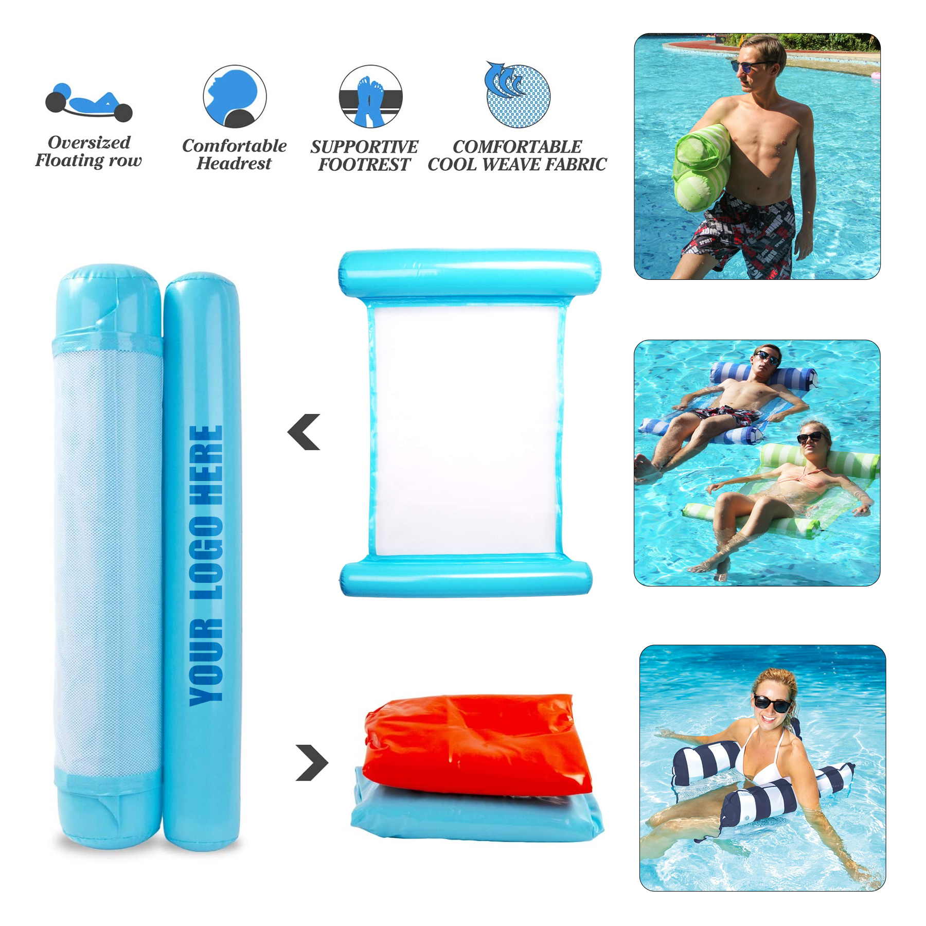 Folding Swimming Hammock 2