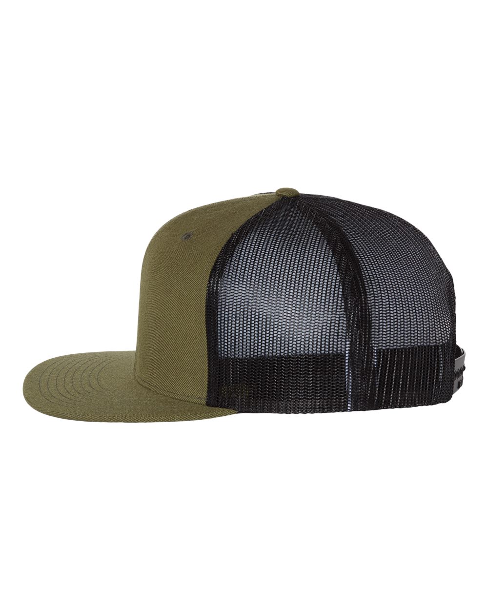 Wool Blend Flat Bill Trucker Cap - 511 32