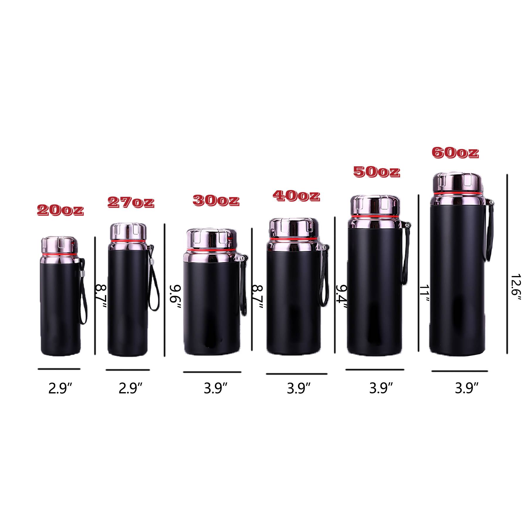Stainless Steel Insulated Portable Travel Water Bottle 2