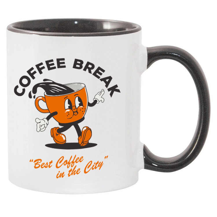 11oz Full Color Colored Handle Mug 31
