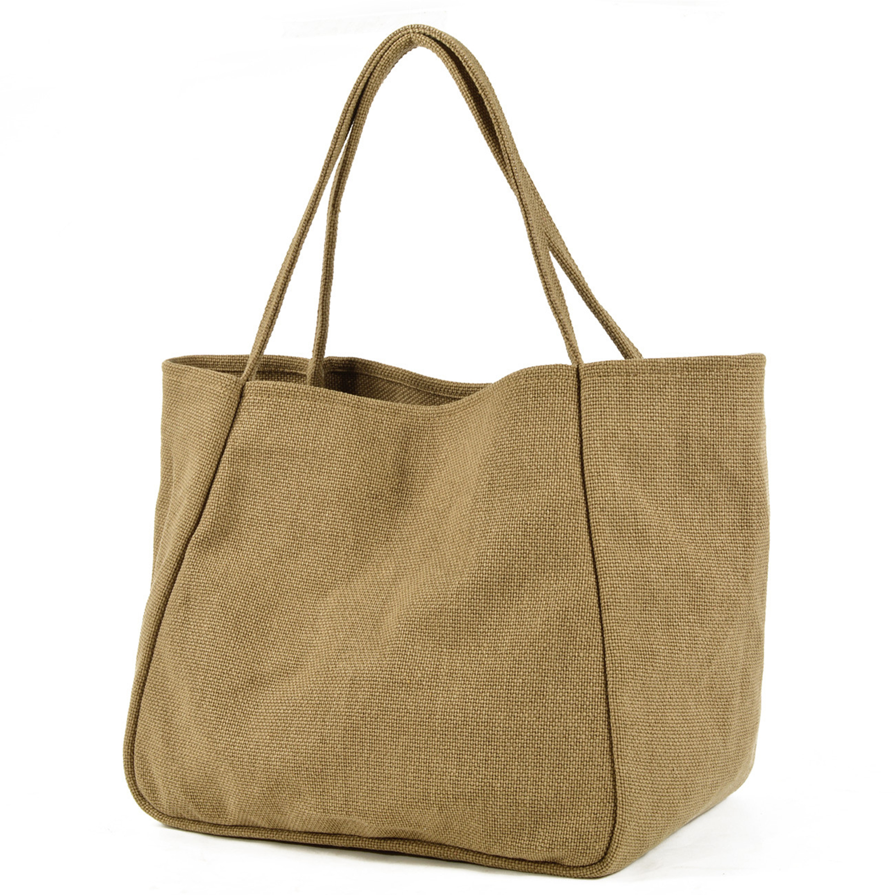 Jute Foldable Tote Bag for women, custom tote bag with logo imprint 7