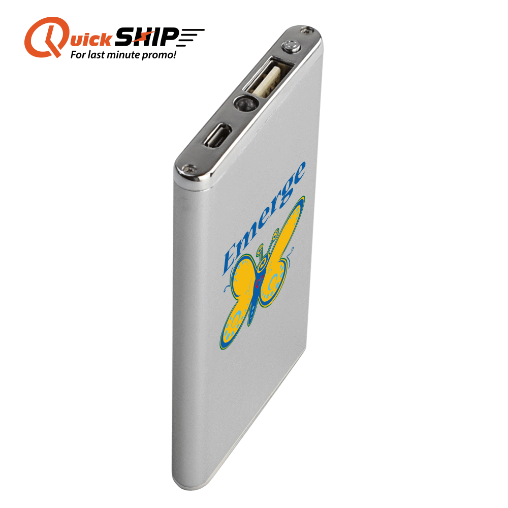 Winnemac Sleek Metallic Slim 3000mAh Power Bank 6