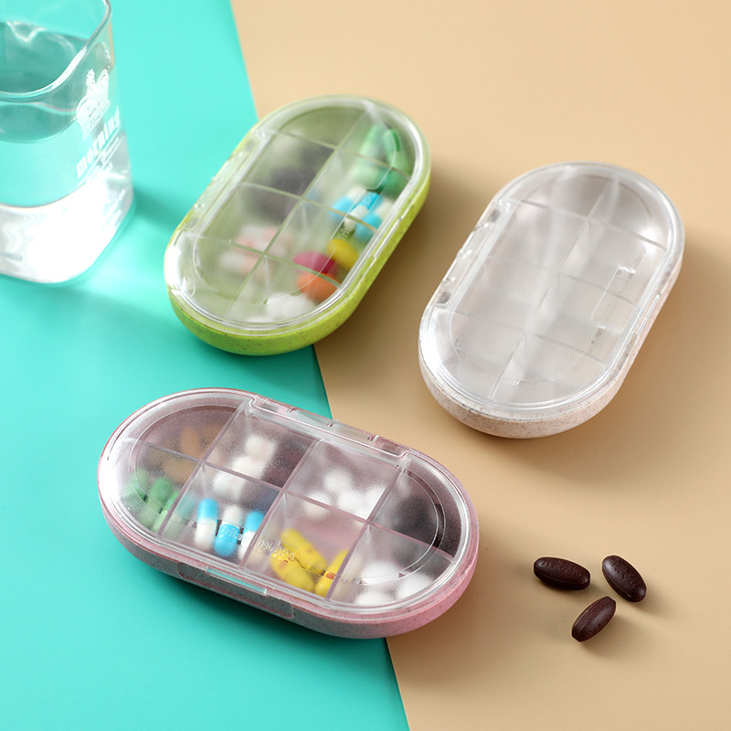 8 Compartments Waterproof Pill Box 6