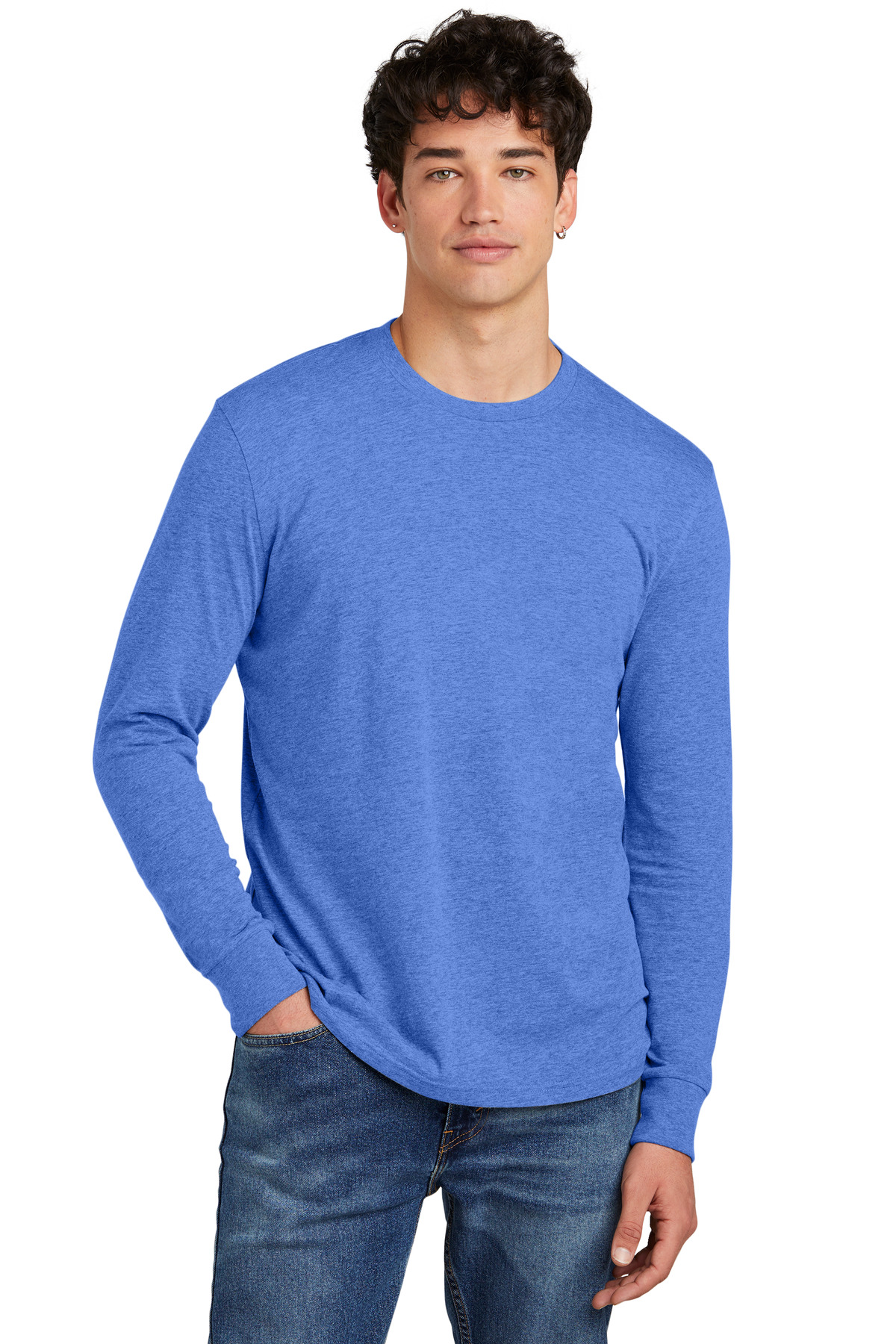 District Perfect Blend CVC Long Sleeve Tee DT109 39