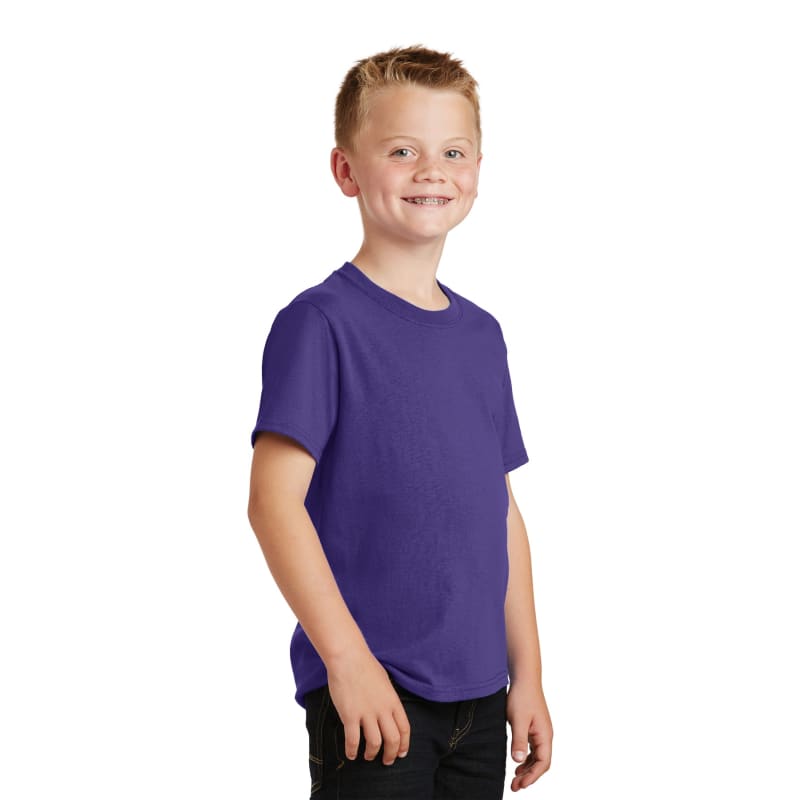 Port & Company - Youth Core Cotton Tee. 133