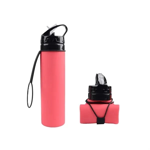 Folding Silicone Water Cup - Sports Drinkware 7