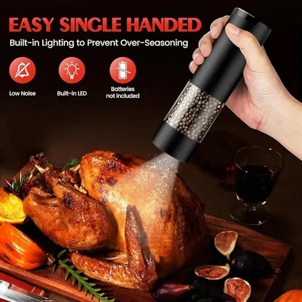 Electric Salt and Pepper Grinder with Adjustable Coarseness 5