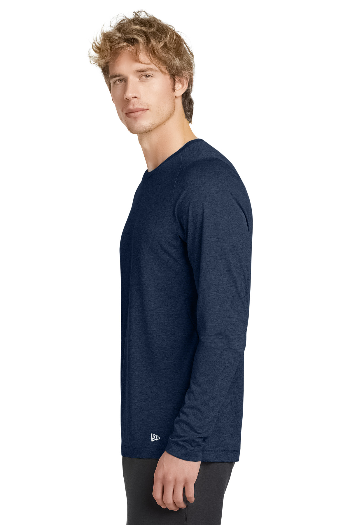 New Era Series Performance Long Sleeve Crew Tee. NEA201 24