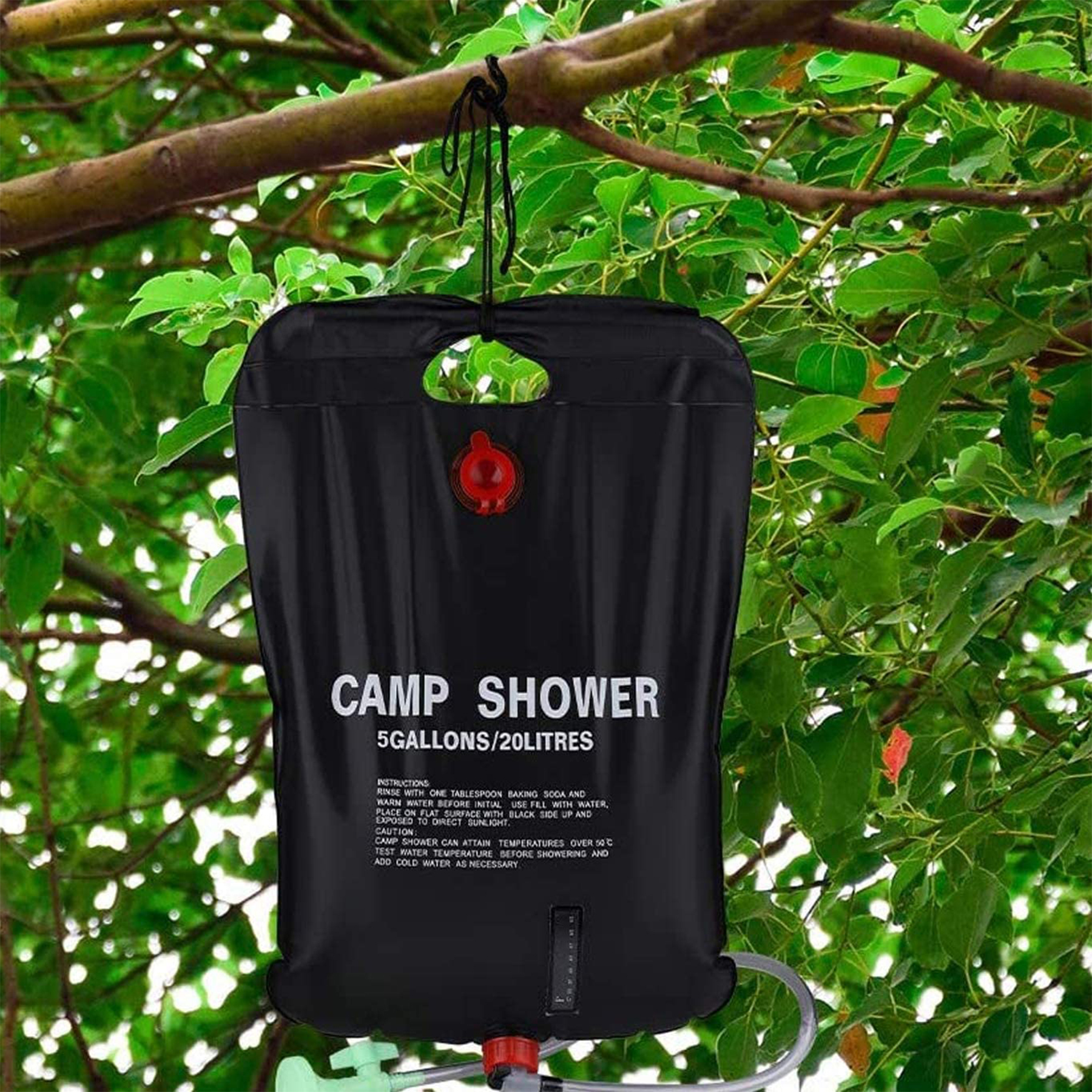 5 Gallons Outdoor Solar Shower Bag 5
