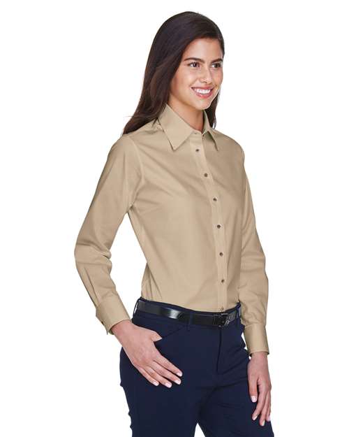Women's Easy Blend™ Twill Dress Shirt with Stain-Release - M500W 54
