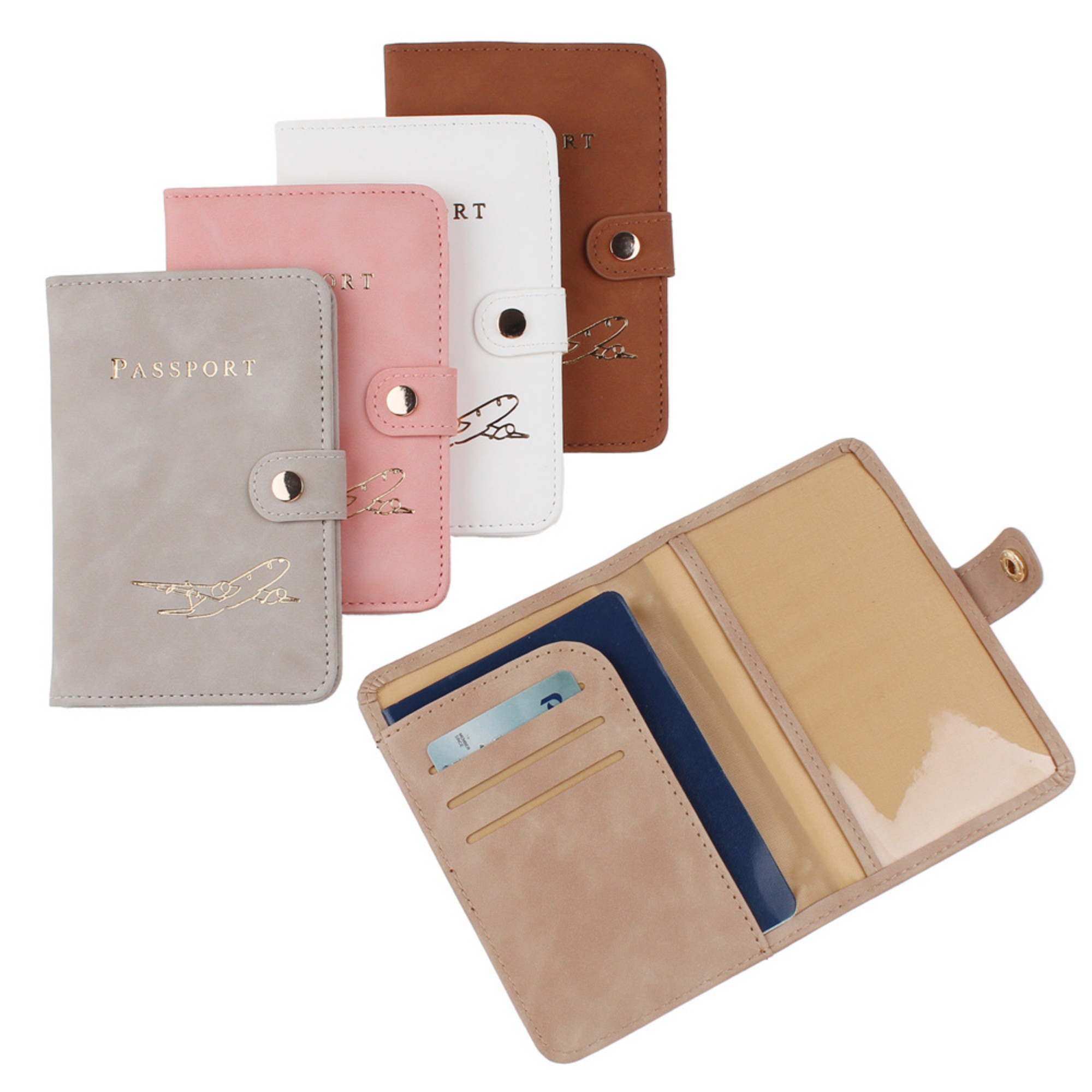 Simple Leather Passport Holder 3
