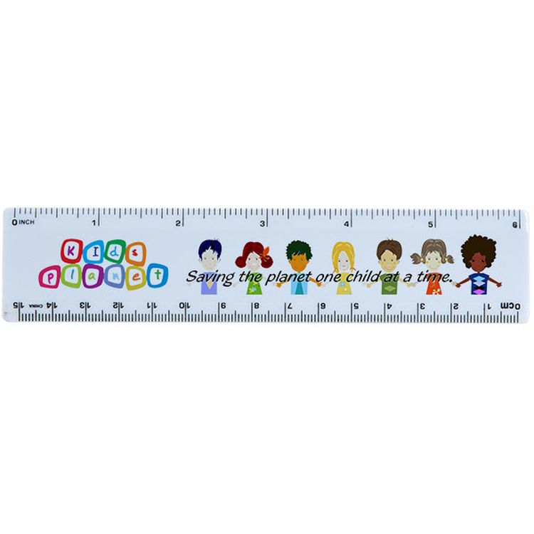 6" Ruler Full Color Process Imprint Rulers