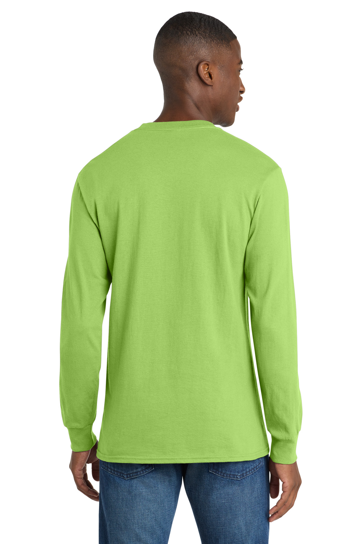 Port & Co Long Sleeve Core Cotton Tee. PC54LS 202