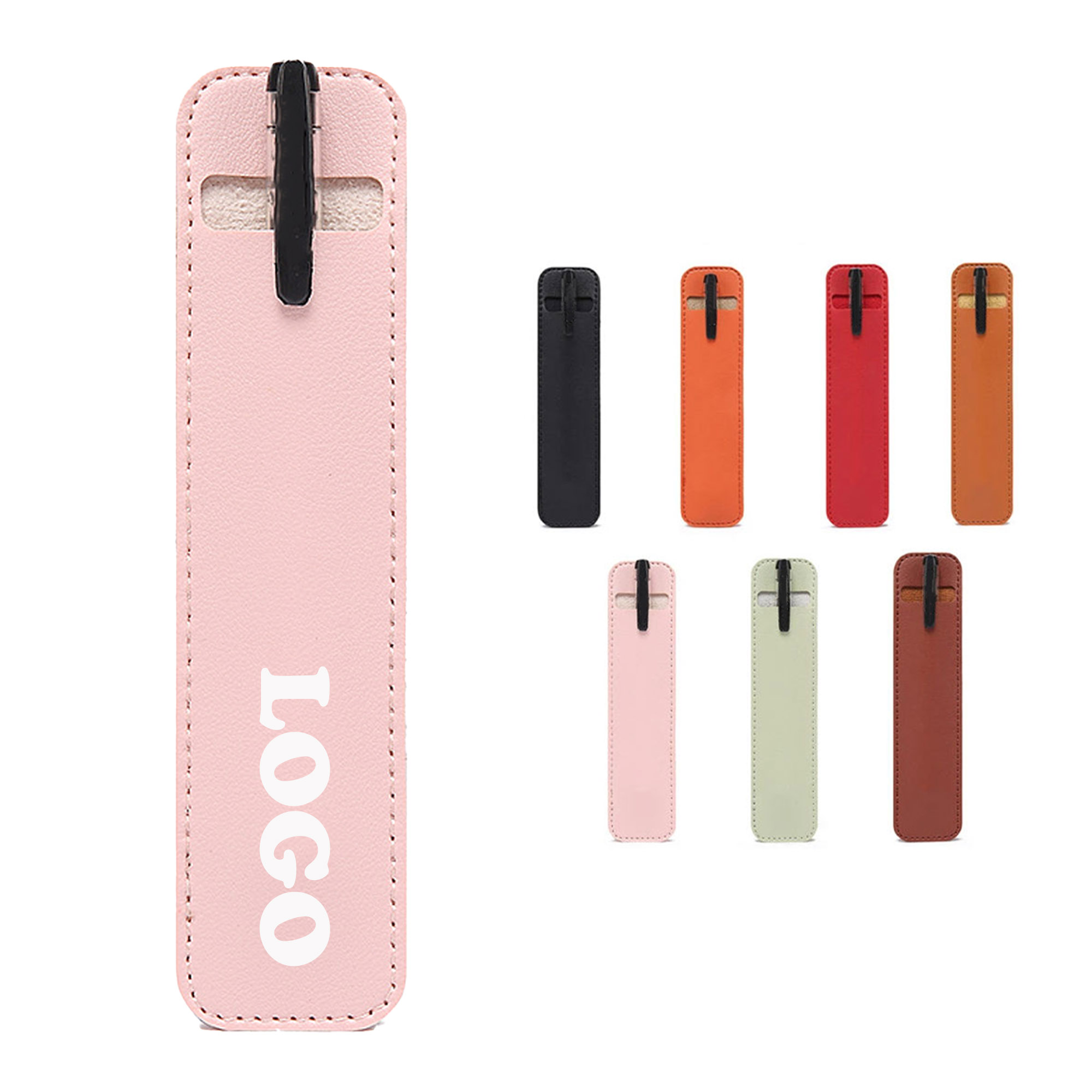 MOQ 100 pcs Synthetic Leather Pen Holder 2