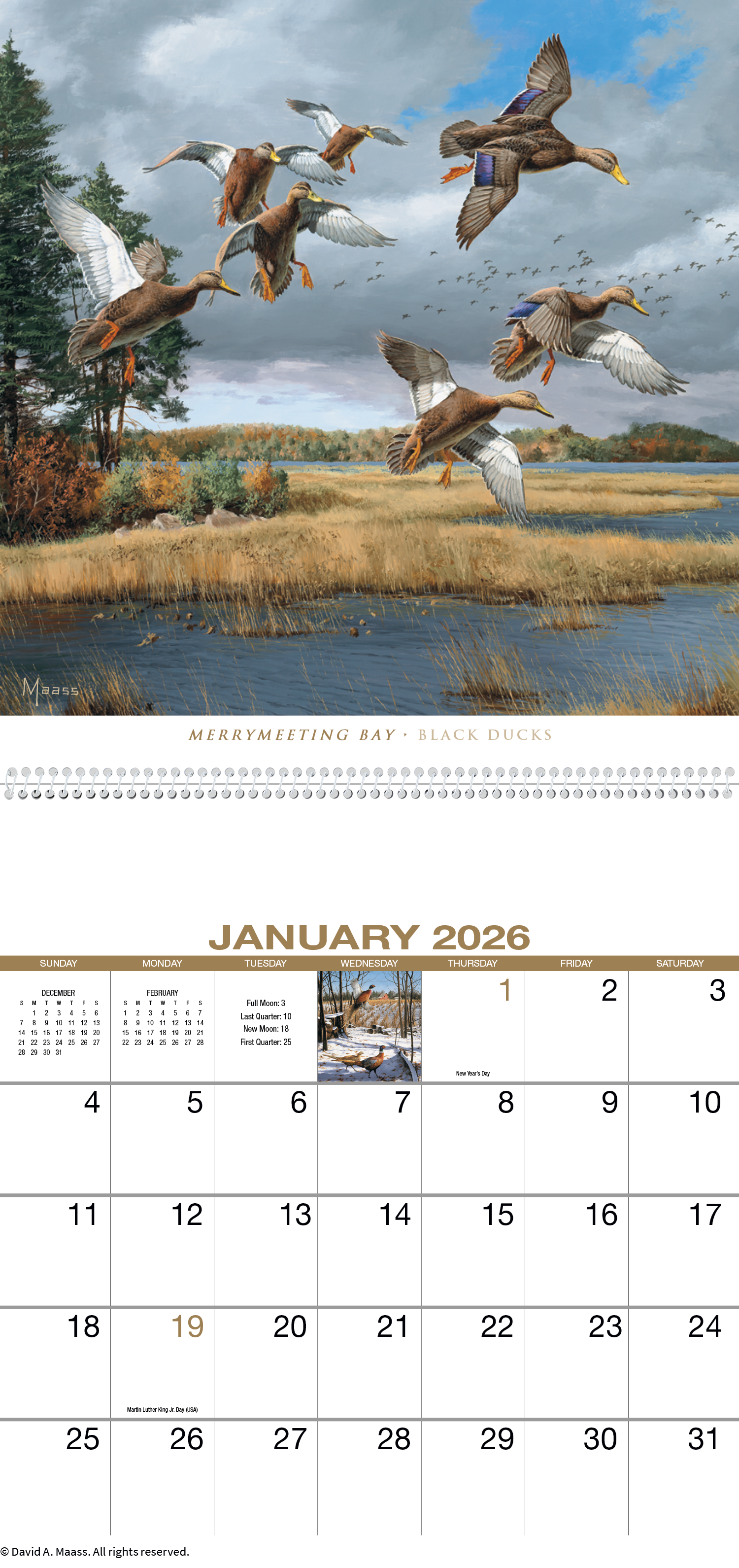 HotLine® Products David Maass Executive Calendar 30