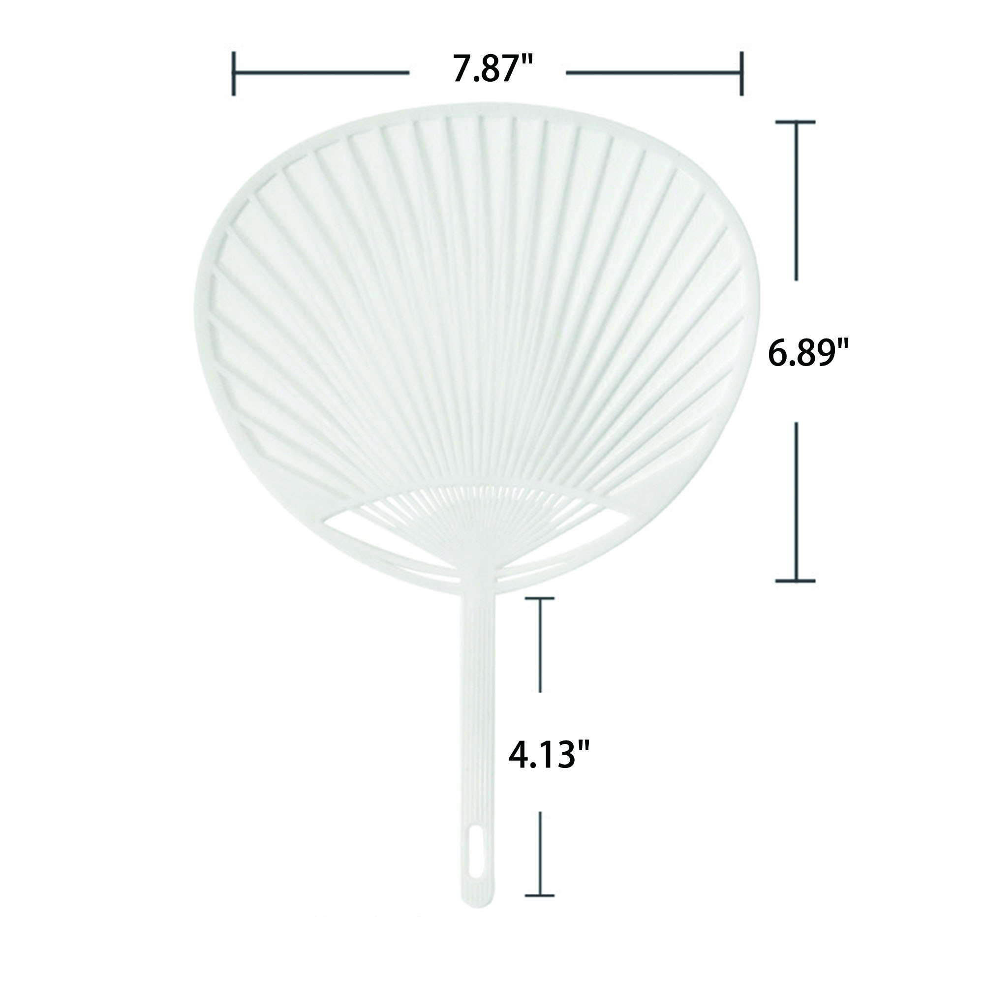 Full Color Stylish Plastic Advertising Hand Fan 7