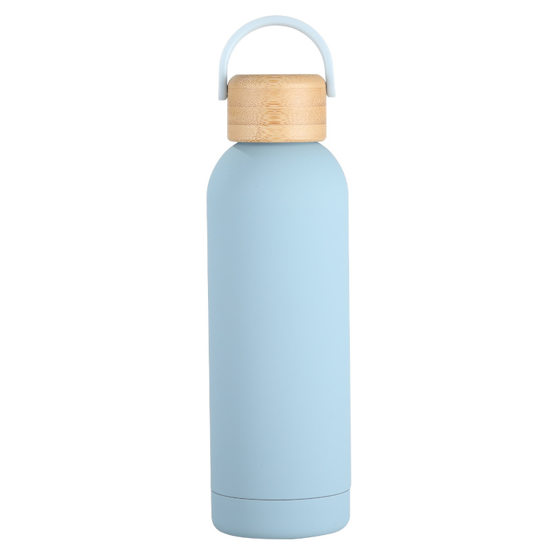 17 OZ Water Bottle with Bamboo Lid 7