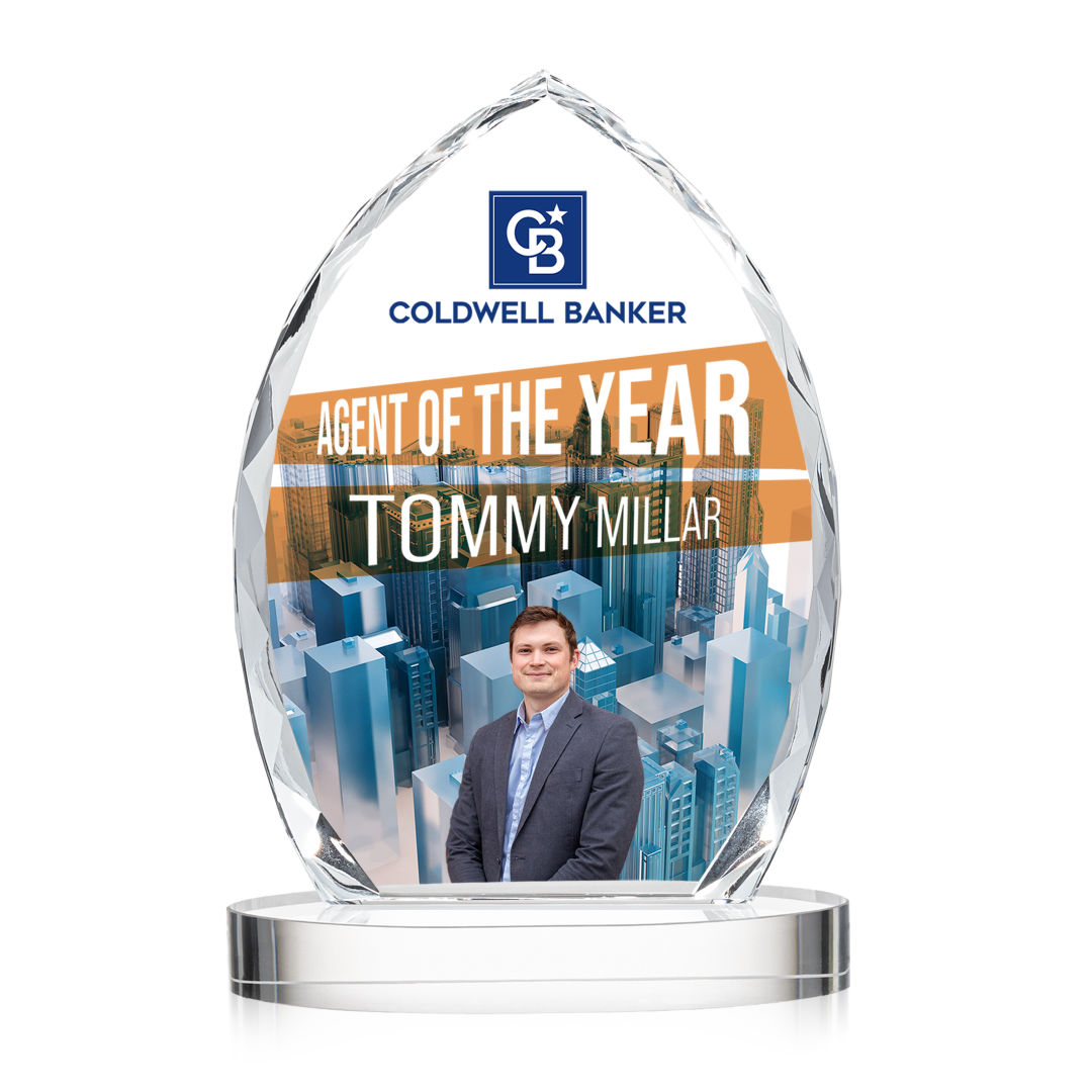 Wilton VividPrint™ Award on Alberton Base - Clear