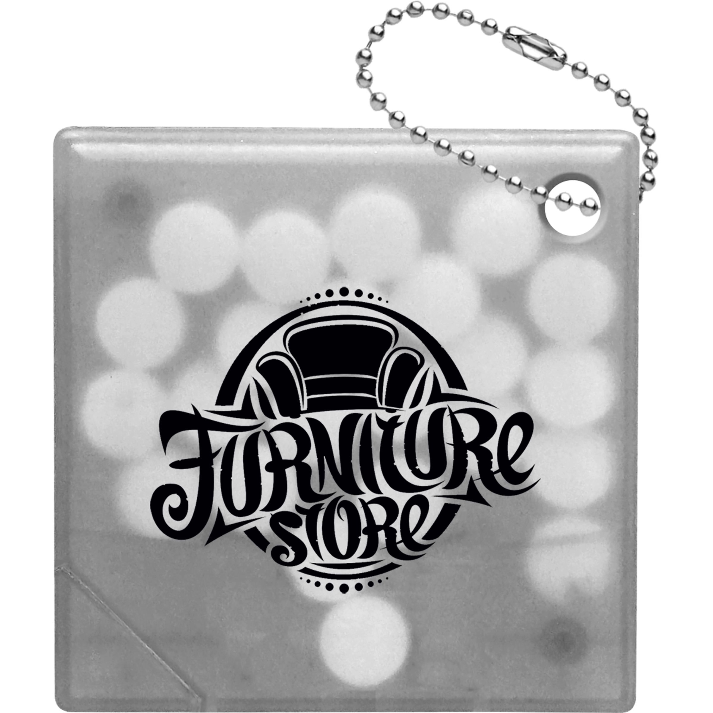 SQUARE MINT KEYRING 17