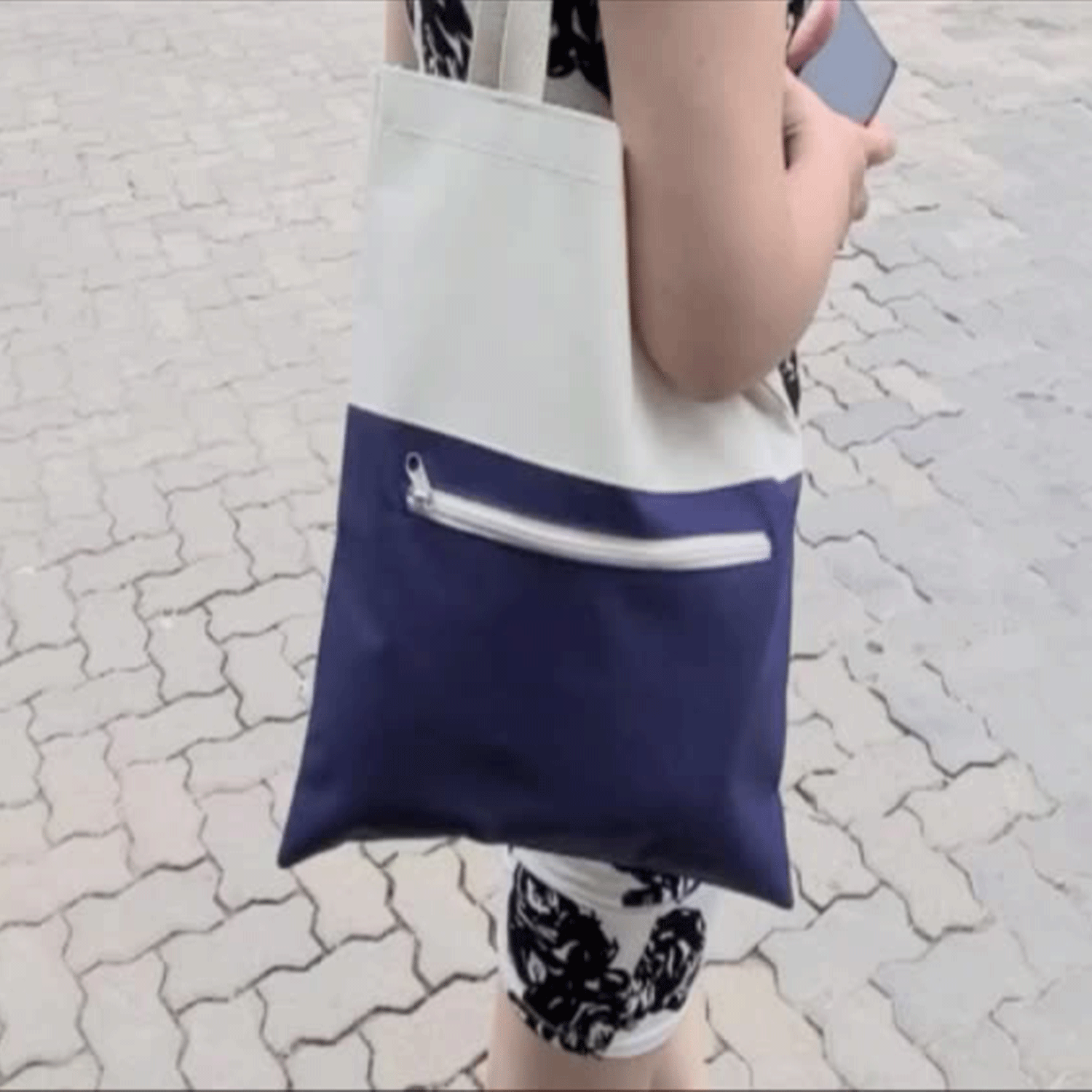 Personalized Sturdy Eco-Friendly Daily Canvas Tote Bag, custom tote bag with logo imprint 4