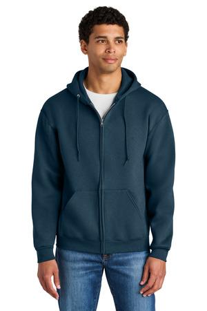 Jerzees Rugged Unisex Full-Zip Hooded Sweatshirt Z12M 9
