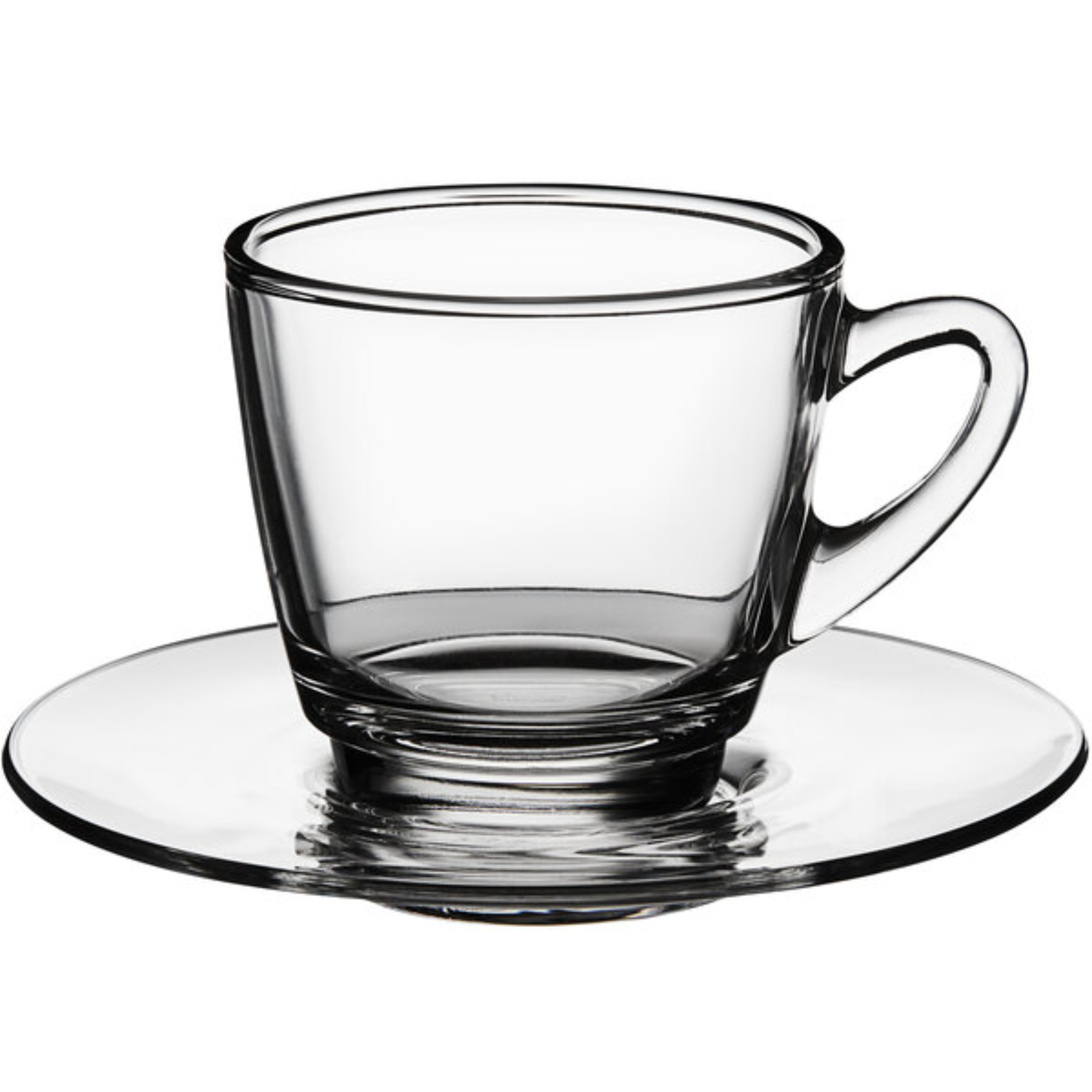 Acopa 8.5 oz Coffee Cup and Saucer Set 2
