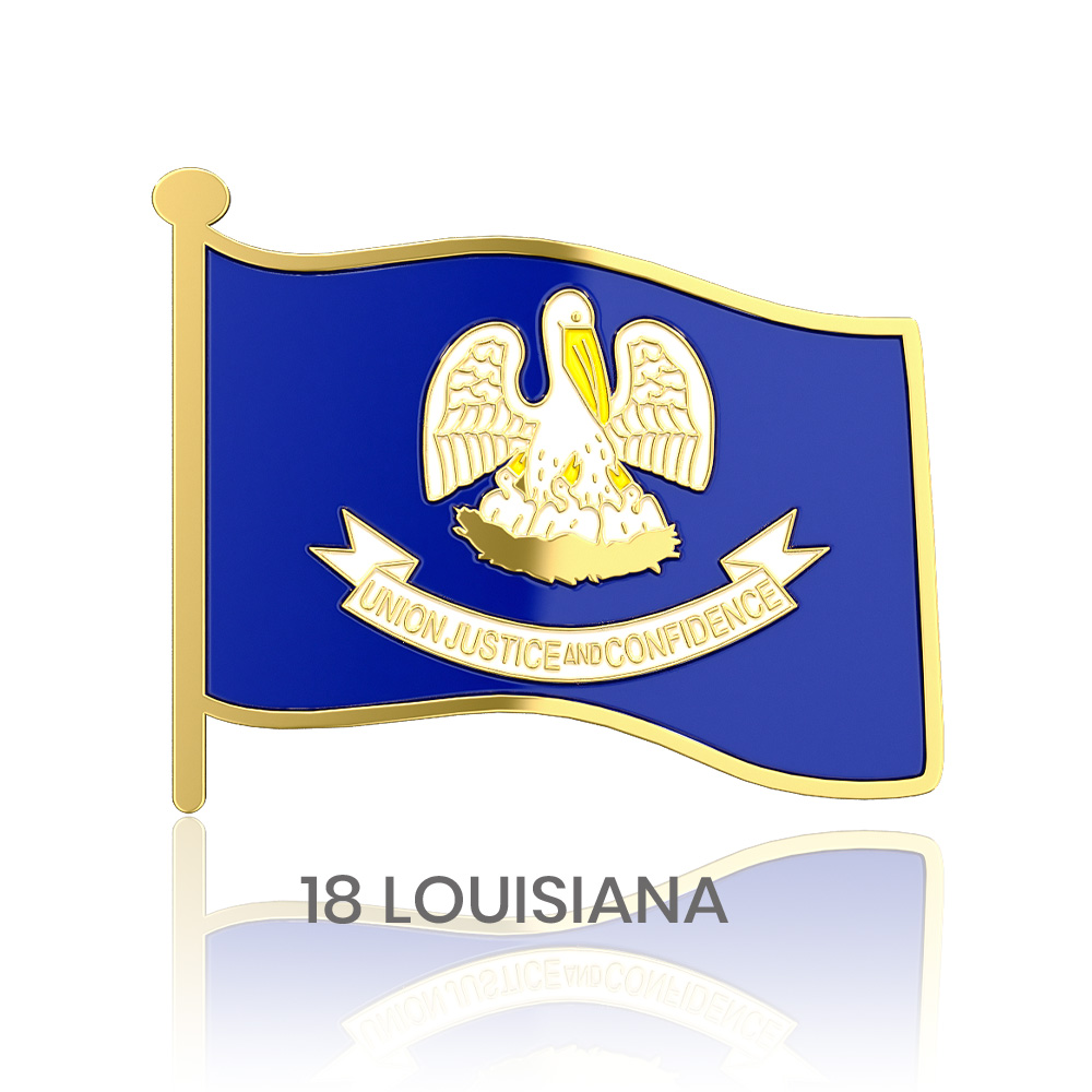 1" Stock Flag Pins 2