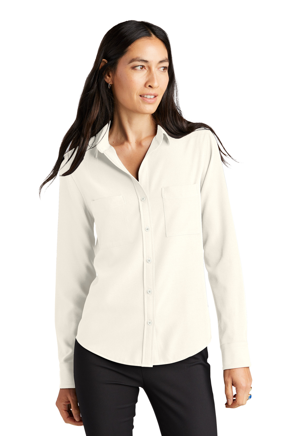 Mercer+Mettle Women's Stretch Crepe Long Sleeve Camp MM2013 27