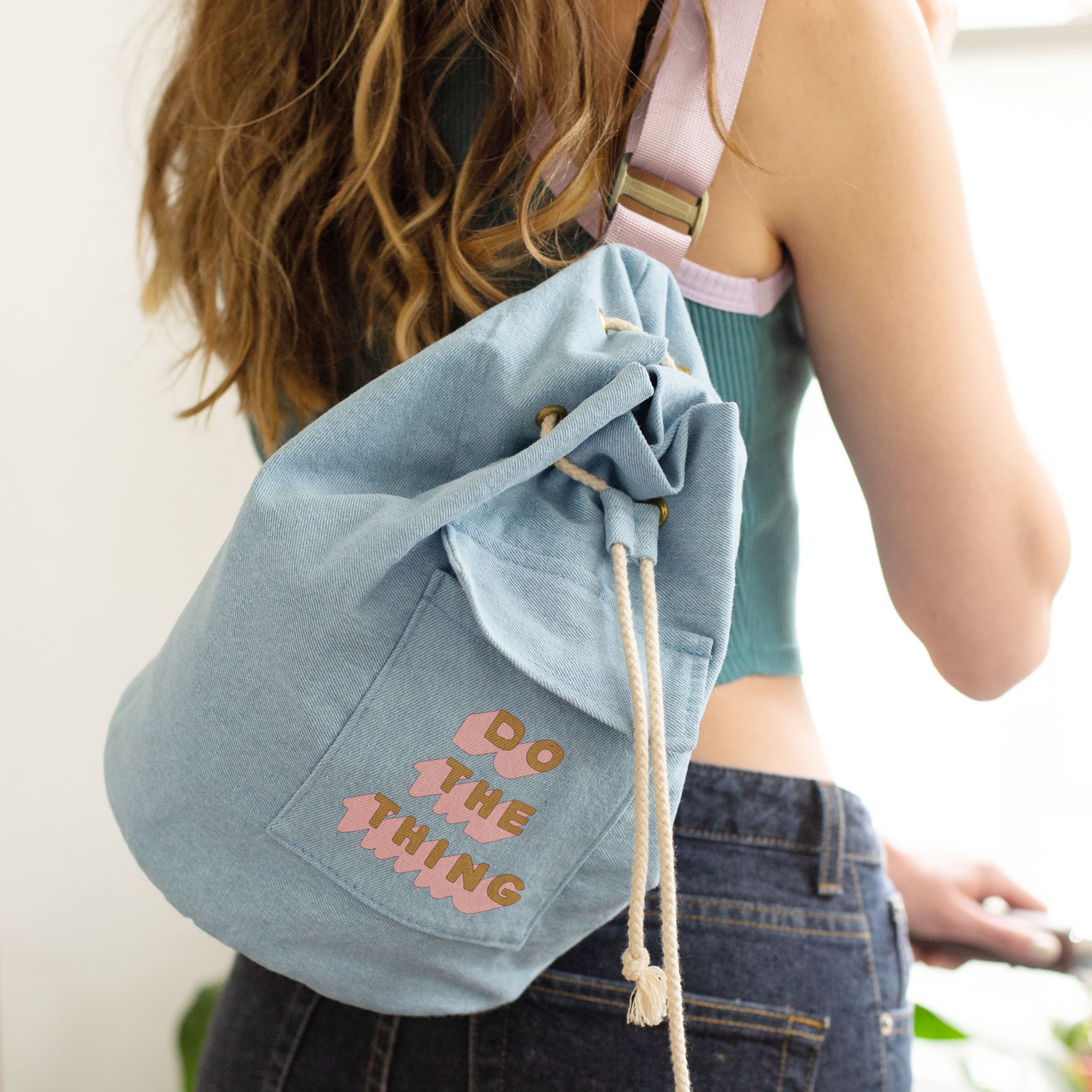 BUCKET SLING - DENIM