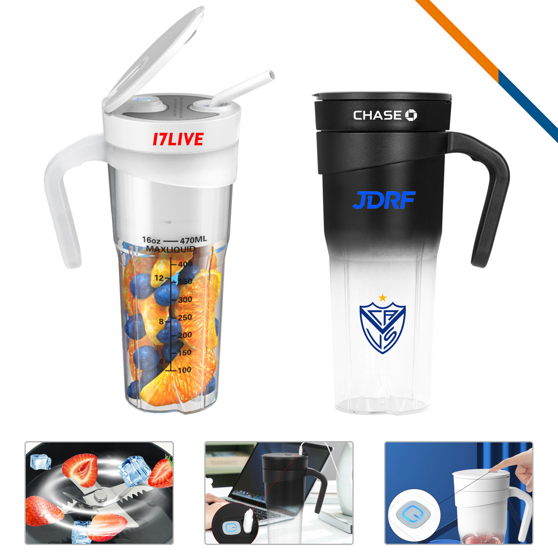Bevrt 6-Blade Sports Blender 3