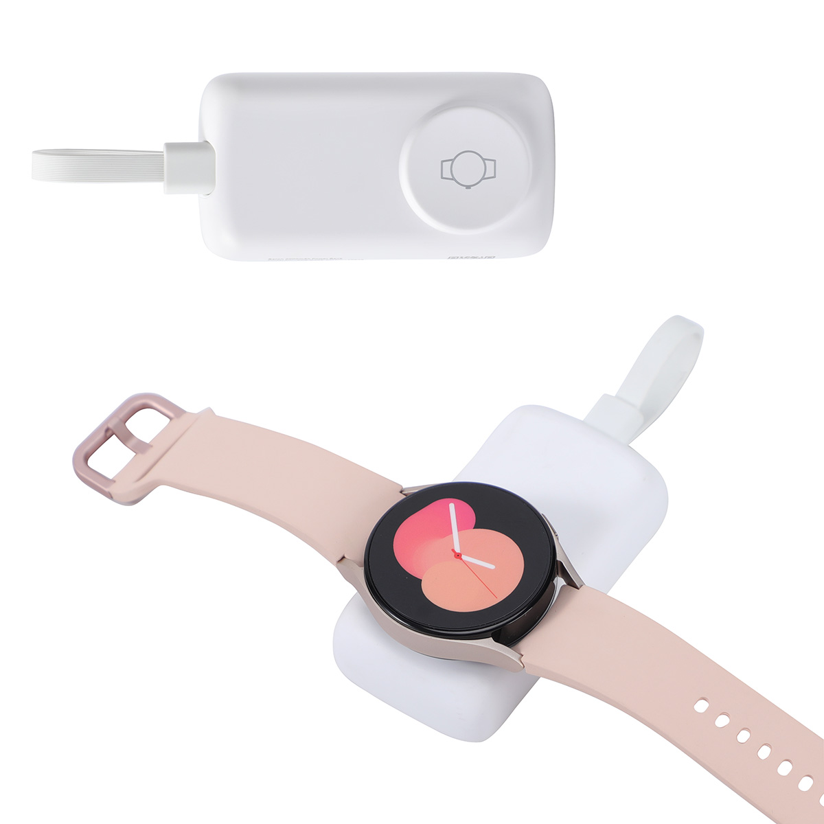 Baron 2000mAh Power Bank with Watch Charger & Built-In Cable 18